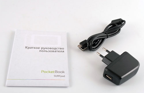 Комплект поставки ридера PocketBook SURFpad