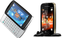 Sony Ericsson Mix Walkman и Sony Ericsson txt pro 