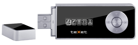 teXet T-160: MP3-   USB-